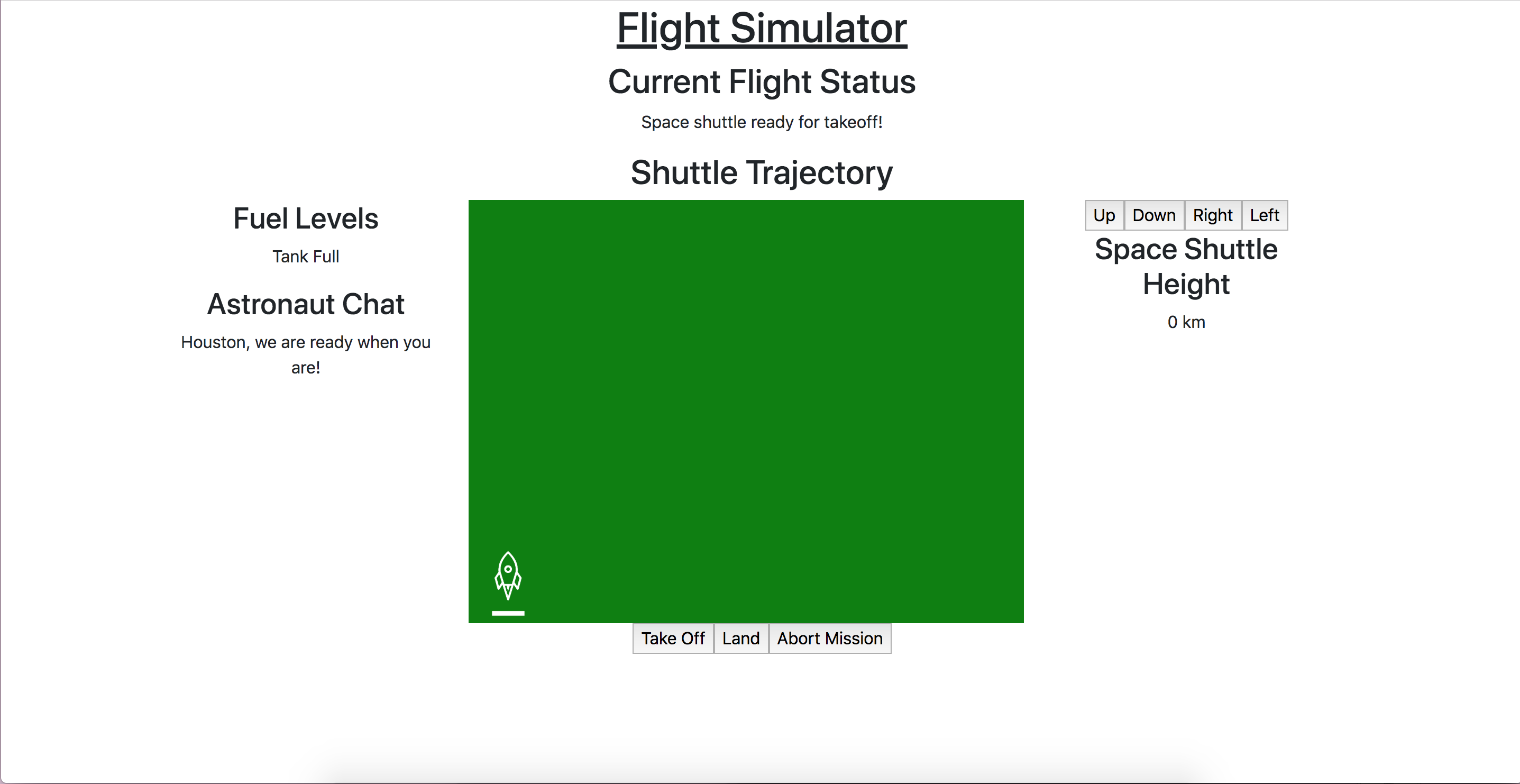 Initial view of the Angular lesson 3 exercises application in a browser.