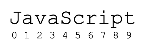 The string "JavaScript" with indices labeled below each letter